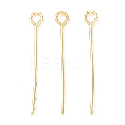 Brass Eye Pins KK-N254-48C-G-1