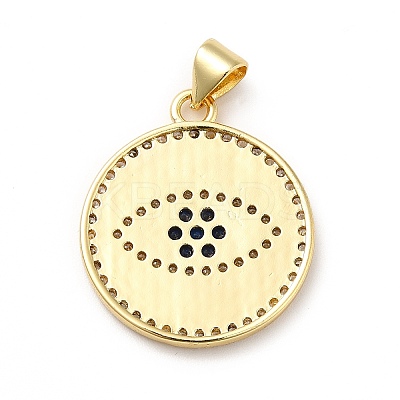 Brass Micro Pave Cubic Zirconia Pendants KK-H433-16G-1