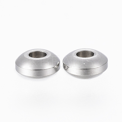 Tarnish Resistant 201 Stainless Steel Spacer Beads STAS-H410-12P-C-1