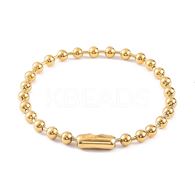 Ion Plating(IP) 304 Stainless Steel Ball Chain Necklaces for Women NJEW-G135-01A-G-1