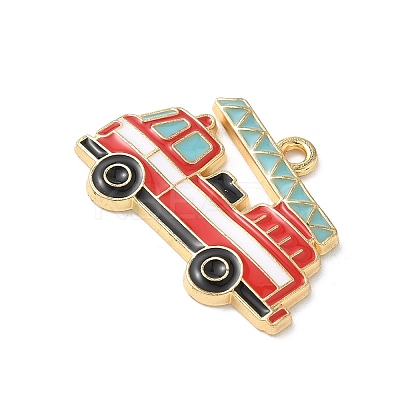 Alloy Enamel Pendants FIND-C074-01A-1