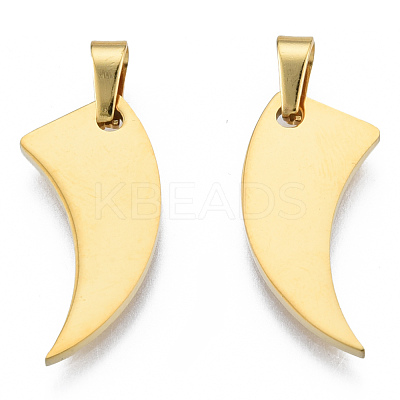 Ion Plating(IP) 201 Stainless Steel Pendants STAS-N098-199LG-1