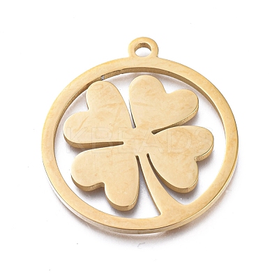 Ion Plating(IP) 304 Stainless Steel Pendants STAS-L245-018G-1