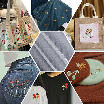 PA Embroidery Transfer Paper Water Soluble Film DIY-WH0678-29-1