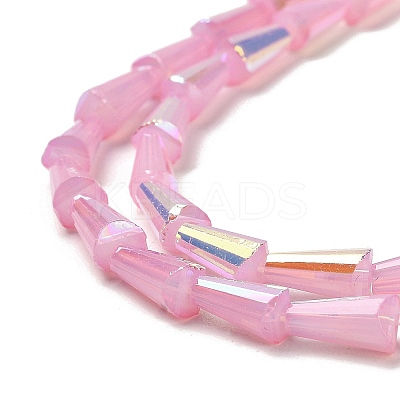 Baking Paint Glass Beads Strands DGLA-D001-03D-1