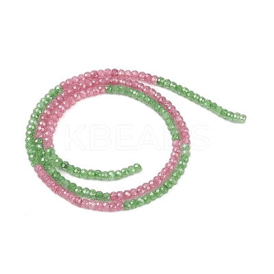 Transparent Gradient Color Cubic Zirconia Strand ZIRC-NH0002-01H-1