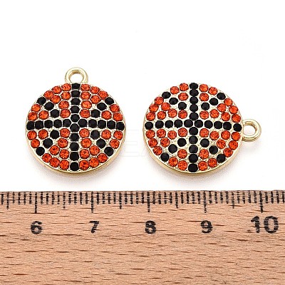Alloy Pendants PALLOY-R153-01G-03-1