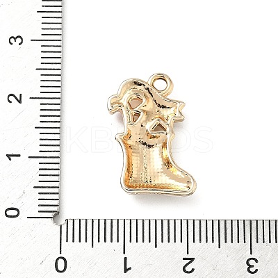 Christmas Themes Alloy Rhinestone Pendants PALLOY-P313-02D-G-1