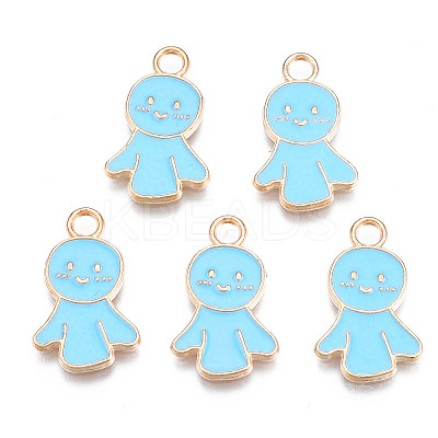 Alloy Enamel Pendants ENAM-Q446-003B-RS-1