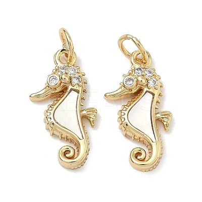 Brass Micro Pave Cubic Zirconia Pendants LS-KK-F926-01A-1