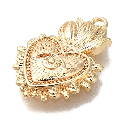 Brass Pendants KK-U038-09G-1