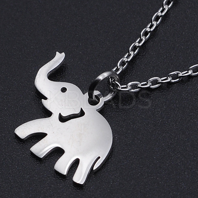 Non-Tarnish 201 Stainless Steel Pendant Necklaces LS-NJEW-S105-JN552-40-1-1