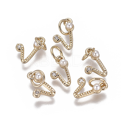 Brass Charms KK-L179-08V-G-1