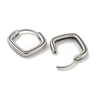 316 Surgical Stainless Steel Hoop Earrings EJEW-D096-18C-AS-1