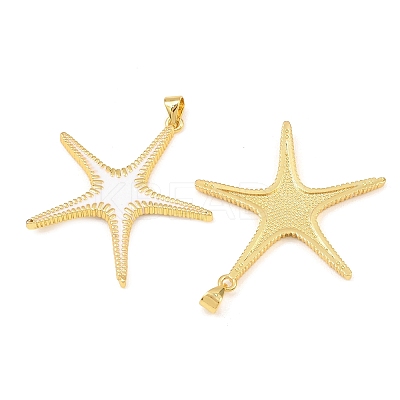 Brass Enamel Pendants KK-Z140-14G-1