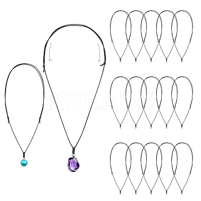 20Pcs Adjustable Waxed Cord Necklace Making AJEW-DC0003-45A-1