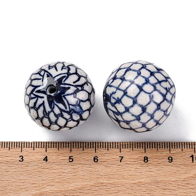 Handmade Porcelain Beads X1-PORC-I027-19C-1