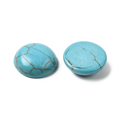 Synthetic Turquoise Cabochons G-P393-R64-12MM-1