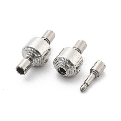 304 Stainless Steel European Clasps STAS-Z115-04P-04-1