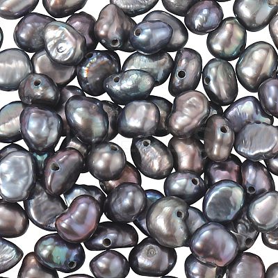 100Pcs Natural Baroque Pearl Keshi Pearl PEAR-LT0001-07-1