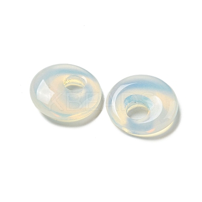 Opalite Donut/Pi Disc Charms G-G142-02V-1