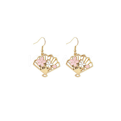 Alloy Enamel Dangle Earrings FS-WG5BF49-01-1
