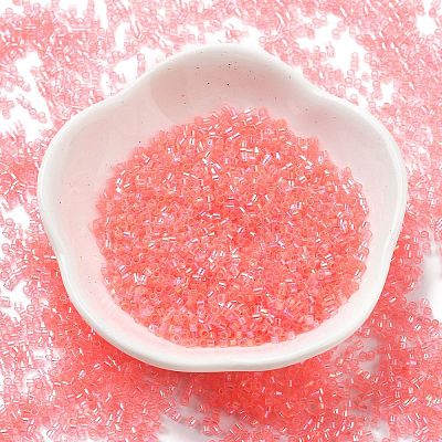 Transparent Colours Glass Seed Beads SEED-H003-01D-1