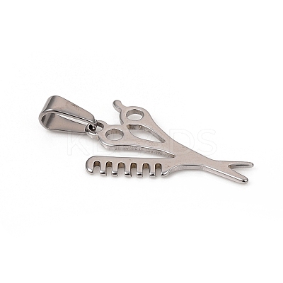 Non-Tarnish 304 Stainless Steel Pendants LS-STAS-G235-01P-1
