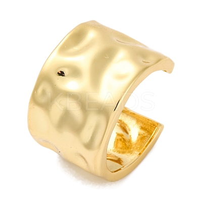 Rack Plating Brass Open Cuff Rings RJEW-S242-14G-1