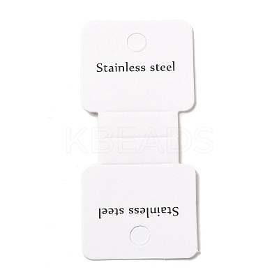 Folding Paper Display Card with Word Stainless Steel CDIS-L009-02-1