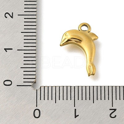 Ocean Theme 304 Stainless Steel Pendants STAS-Z092-06G-04-1