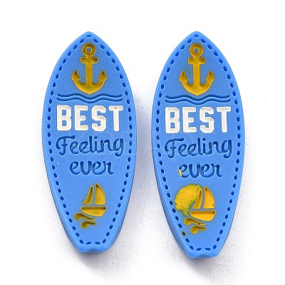 Opaque Resin Cabochons LS-X-RESI-C010-01-1