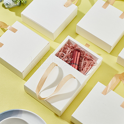 Foldable Paper Drawer Boxes CON-WH0087-31A-1