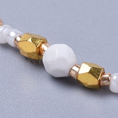 Adjustable Nylon Thread Braided Beads Bracelets BJEW-JB04379-01-1