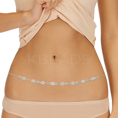 Waxed Cotton Waist Beads NJEW-JN04634-01-1