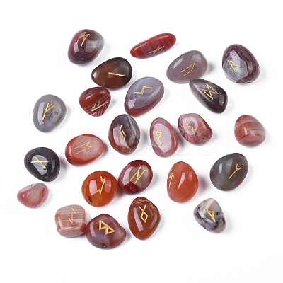 Natural Carnelian Carved Beads G-M366-03-1