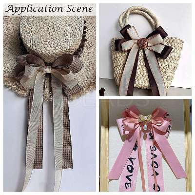 9 Yards 3 Styles Polyester Ribbon SRIB-C002-02E-1