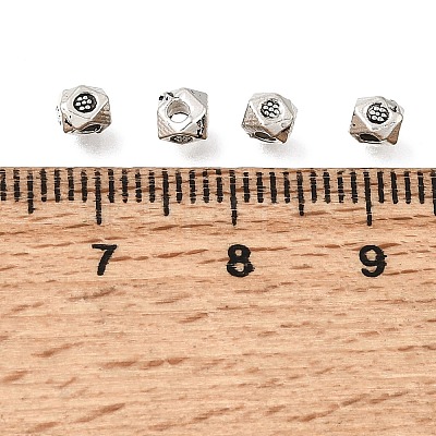 Tibetan Style Alloy Beads AL-CBA3B63-14AS-1