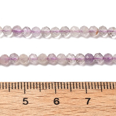 Faceted Natural Amethyst Beads Strands LS-G-RM241221-B42-1