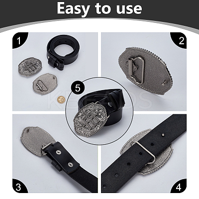2Pcs Alloy Buckles AJEW-CA0004-77-1