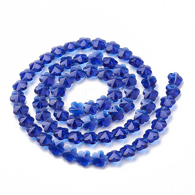 Transparent Glass Beads GLAA-Q066-10mm-C07-1
