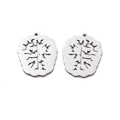 201 Stainless Steel Pendants STAS-V001-23-1