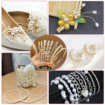 Imitation Pearl Acrylic Beads PEAR-LT0001-02C-1