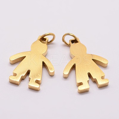 Ion Plating(IP) 316 Surgical Stainless Steel Pendants LS-STAS-K116-01G-A-1