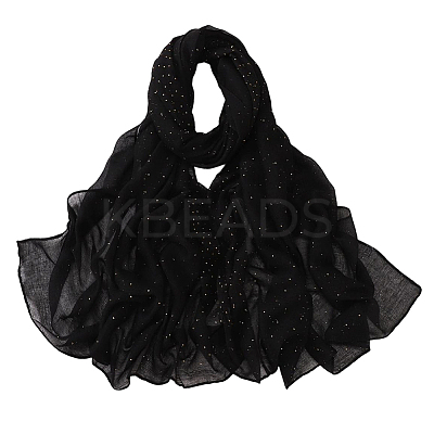 Rectangle Polyester Tippet AJEW-WH20064-30A-1