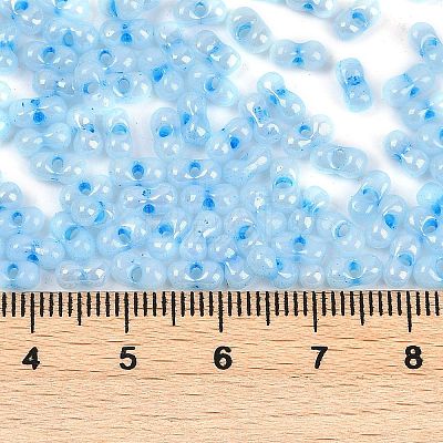 Lustered Glass Seed Beads SEED-K010-04B-1