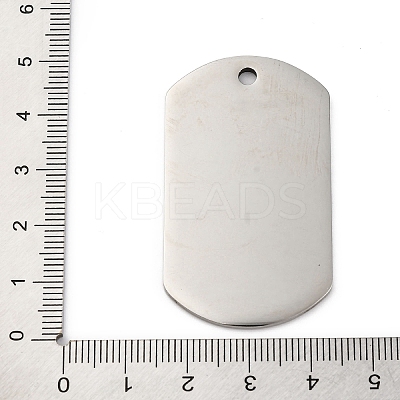 Anti-Tarnish 201 Stainless Steel Pendants STAS-R002-02P-12-1