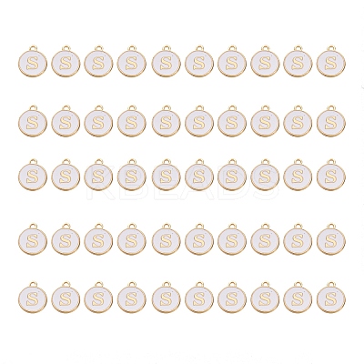 Golden Plated Alloy Charms ENAM-SZ0001-25A-S-1