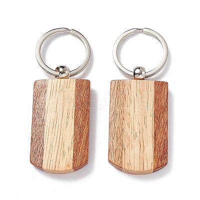 Wooden Keychain LS-KEYC-H018-01-1