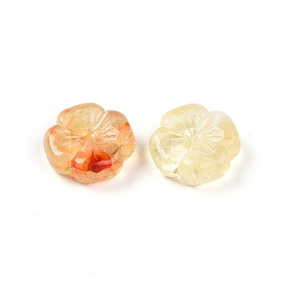 Transparent Acrylic Beads TACR-T028-40F-1